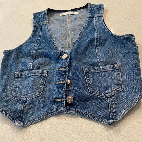 Altar'd State Denim Vest - Picture 1 of 3